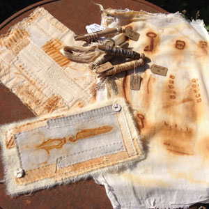 Ali Ferguson Textile Workshop Rusted Sampler