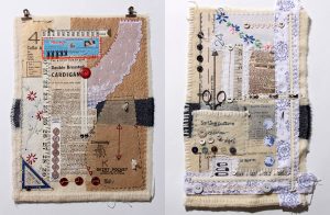 Scrappy Textile Collages by Ali Ferguson