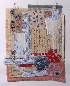 Textile collage by Ali Ferguson